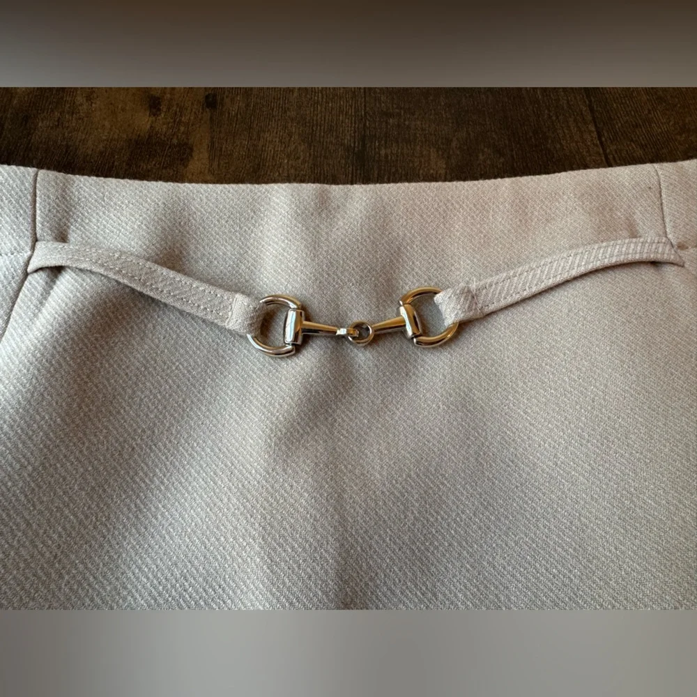 H&M Tan Camel Color Pencil Mini Skirt Size 6